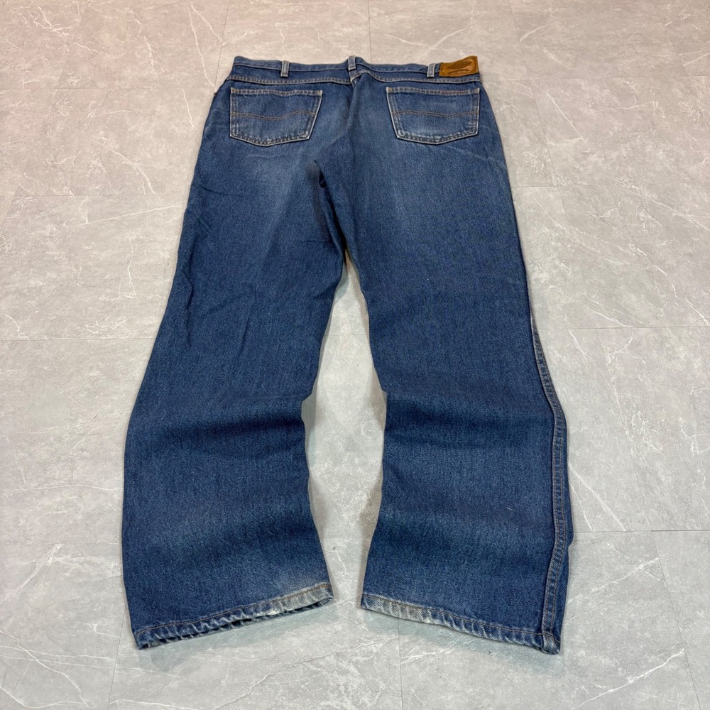 Dickies Mens Relaxed Fit Straight Leg Jeans Medium Wash Blue C993RNB 38x34